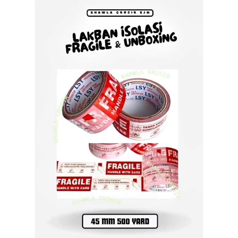 

LAKBAN 500 YARD FRAGILE UNBOXING ISOLASI MERAH PUTIH 6X LEBIH BESAR
