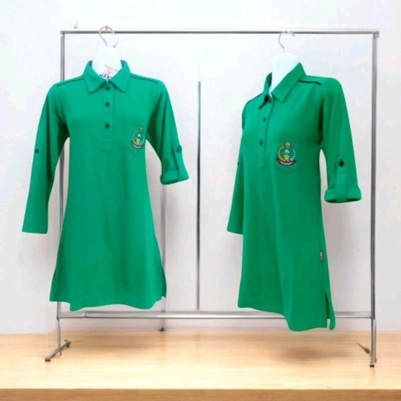 Tunik PSO Logo Persit Uncle West Warna Hijau Fuji