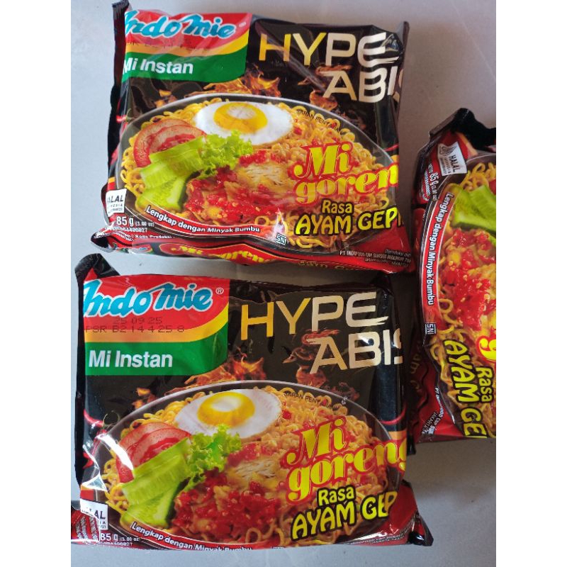 

indomie ayam geprek isi 3