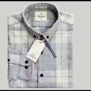Kemeja flanel wool original