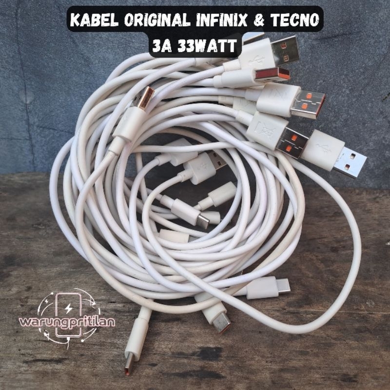 Kabel Infinix 33Watt 45Watt Original Copotan