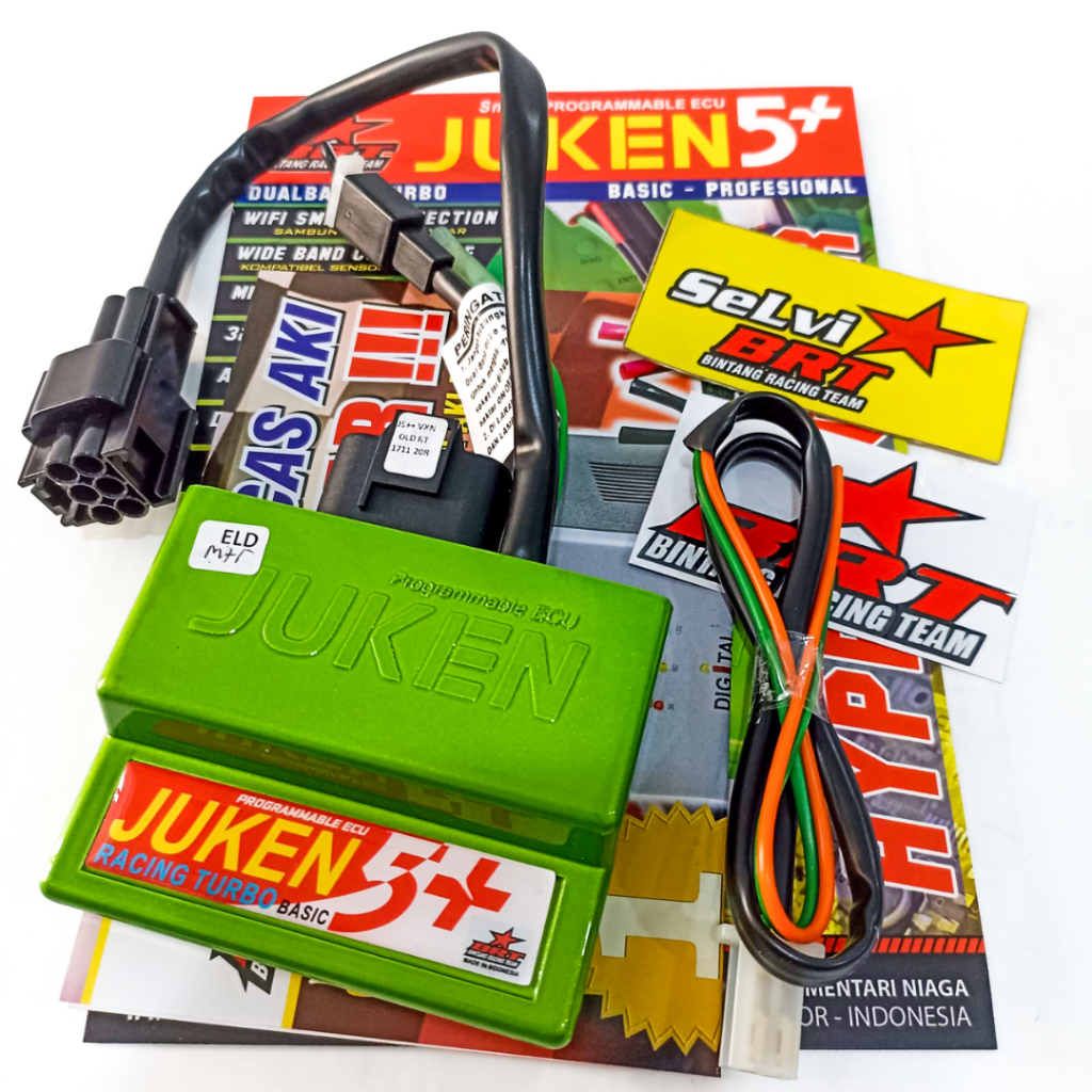 ECU BRT JUKEN 5 + YAMAHA VIXION OLD LAMA RACING TURBO DUALBAND