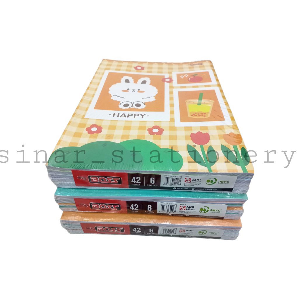

Buku tulis BIGBOS SIDU isi 42 LEMBAR