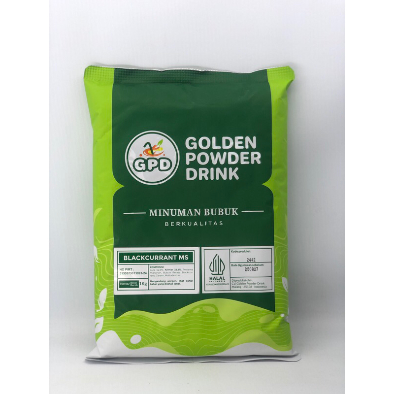 

Bubuk Minuman Reguler - Blackcurrant Milkshake - Golden powder drink