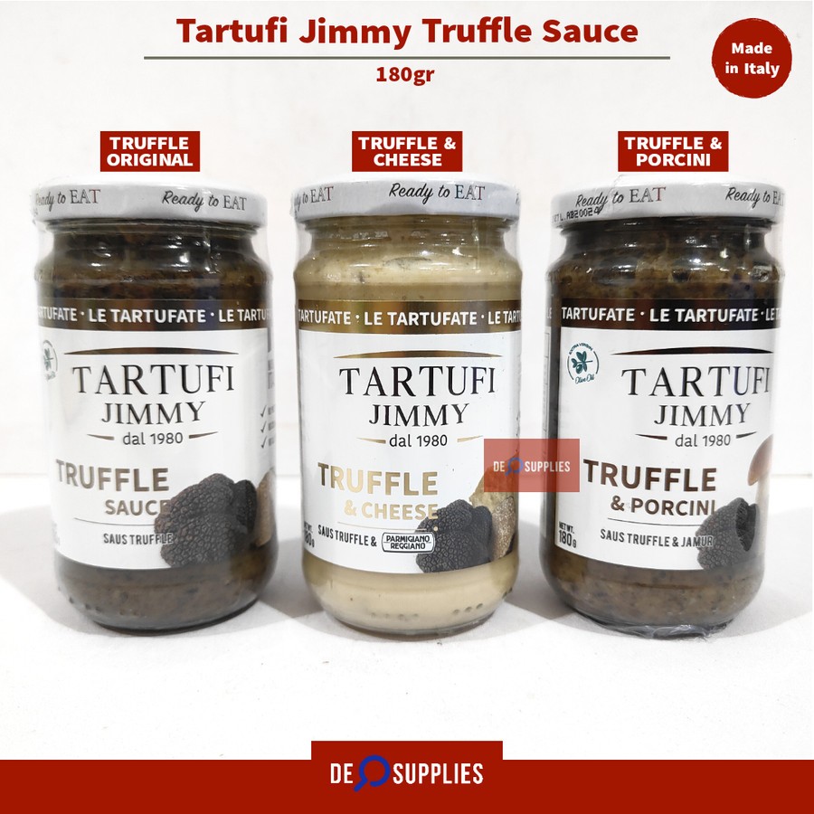 

MM1 Tartufi Jimmy Truffle Sauce 180gr - Saus Truffle Cheese Porcini Premium Italy