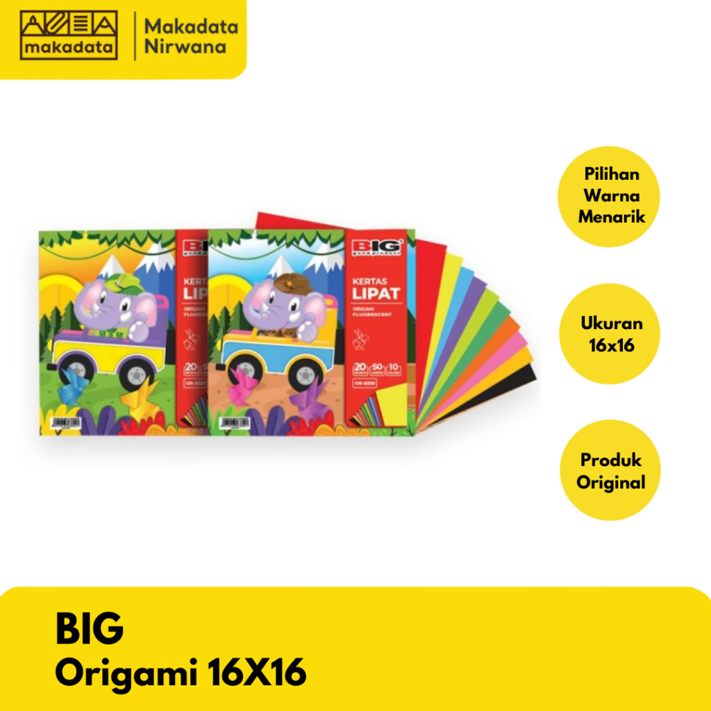 

BIG ORIGAMI/KERTAS LIPAT 5016 16X16 (1 PACK)