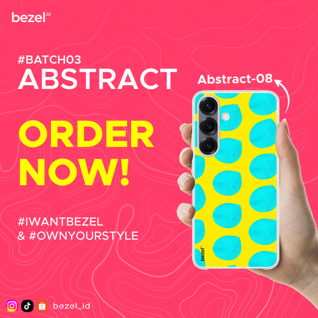 Bezel Premium Case Abstract #8 Semua Type HP Kekinian For Samsung