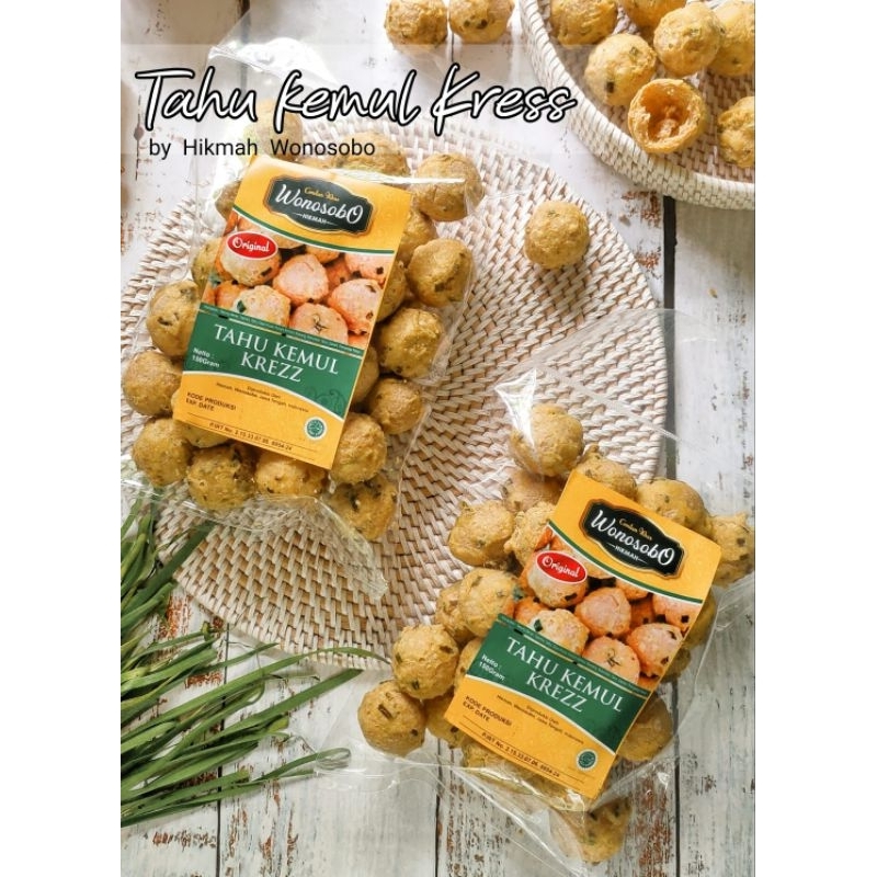 

TAHU KEMUL KREZZ KEMASAN OLEH-OLEH KHAS WONOSOBO-DIENG TAHU KEMUL BULAT