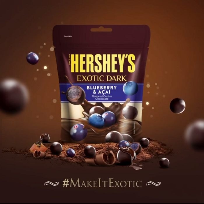 

Hersehy's Exotic Dark Blue Berry