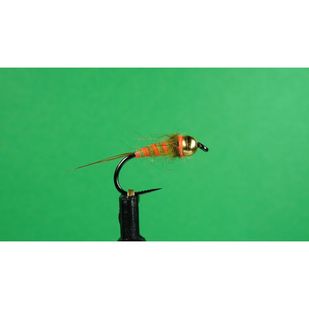 Fluo and Olive Nymph -- Nymph Fly Fishing