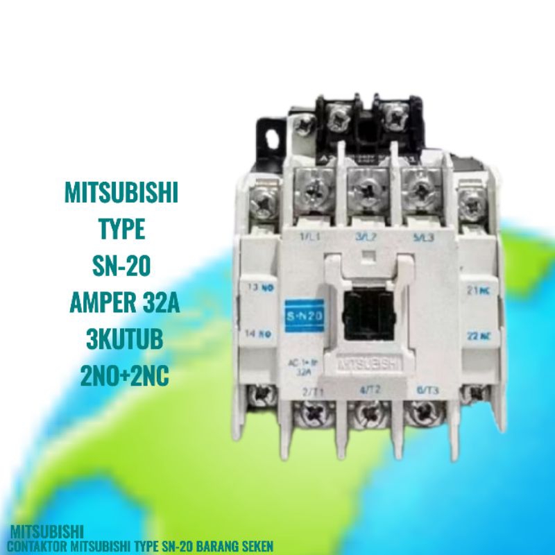 KONTAKTOR SN-20 220V AMPER 32A SEKEN