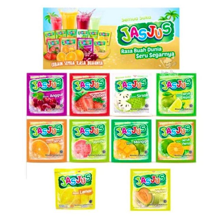 

JASJUS MINUMAN SACHET ALL VARIAN || PER 5 RENTENG
