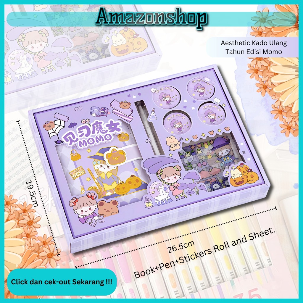

(LC) JURNAL SET BUKU AGENDA DIARY BOOK NOTEBOOK PLUS STIKER / HADIAH HAMPERS SIAP KIRIM