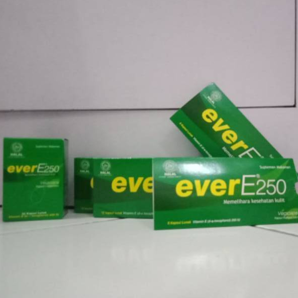 All Varian EVER E250 Suplemen Makanan Vit E untuk Kulit dan Promil Ever e 250