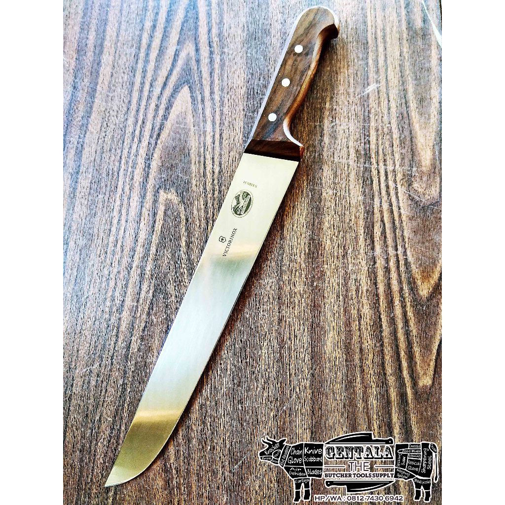 Pisau Sembelih Butcher Victorinox 31cm Handle Rosewood