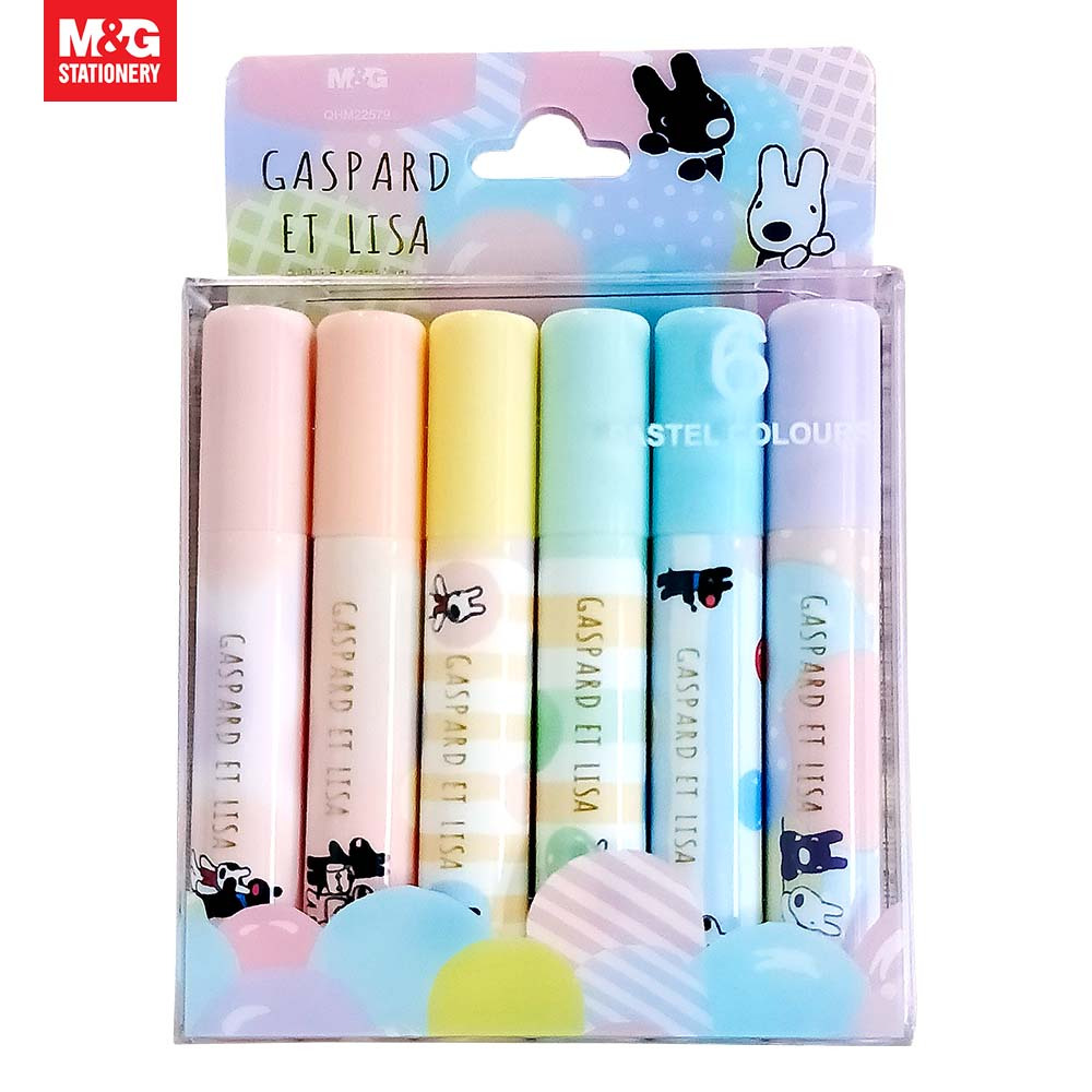 

Stabilo mini highlighter 6 Pastel Colors