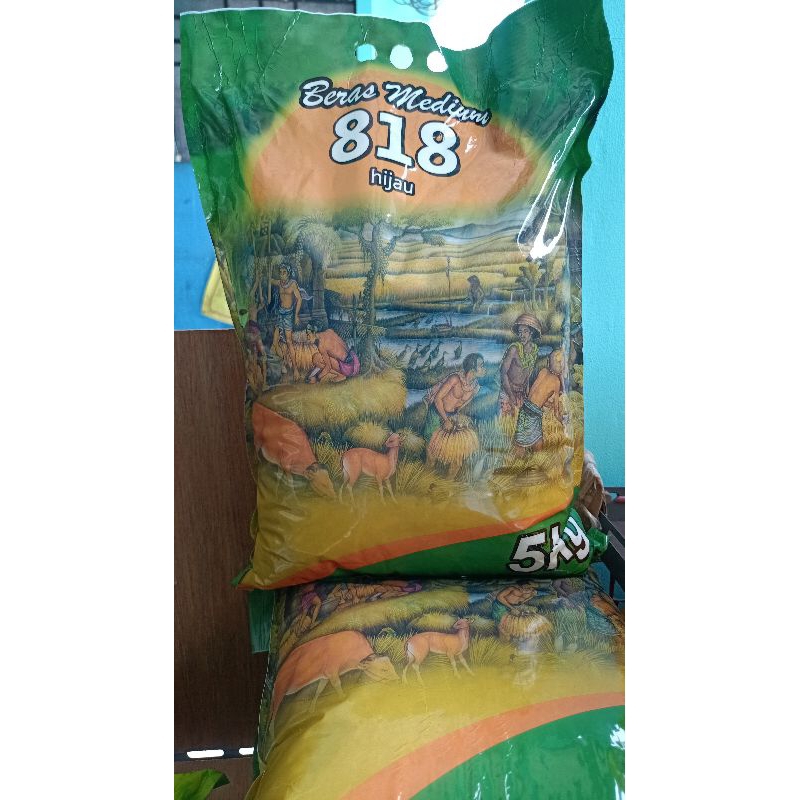 

Beras 818 medium 5kg