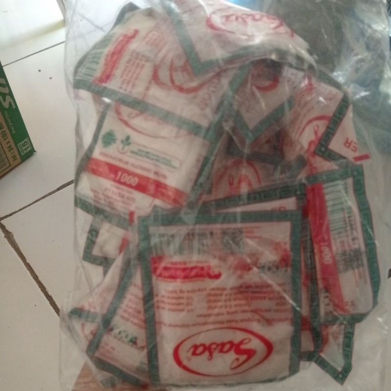 

sasa kemasan 1000 isi 20pcs