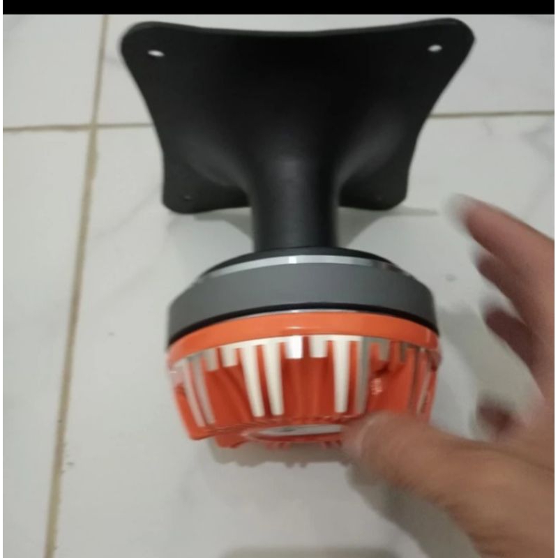 Driver Tweeter rcf n450 Oren bahan besi model drat +corong 15x15 bahan alumunium tebal