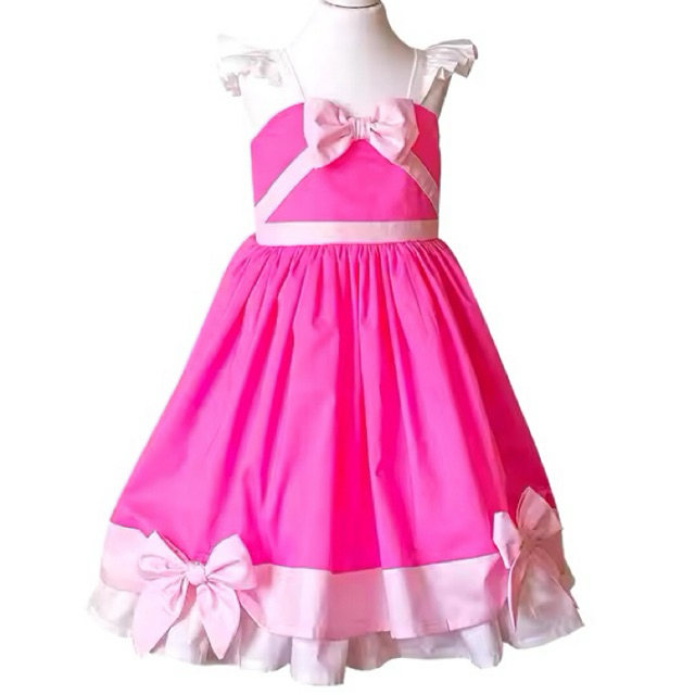 PINK CINDERELLA Inspired Dress Anak Perempuan – Gaun Cantik ala Princess Disney