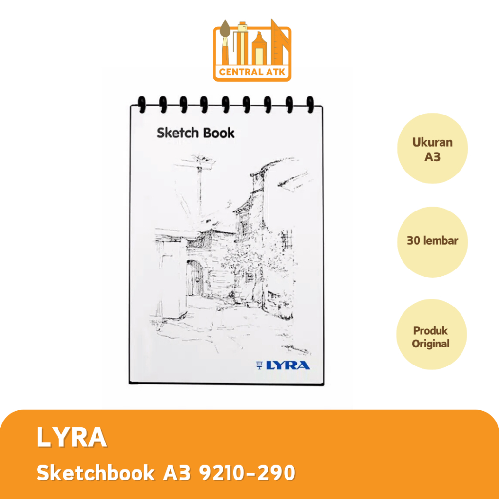 

SKETCH BOOK / BUKU MENGGAMBAR / BUKU SKETSA LYRA A3 9210-290 MURAH