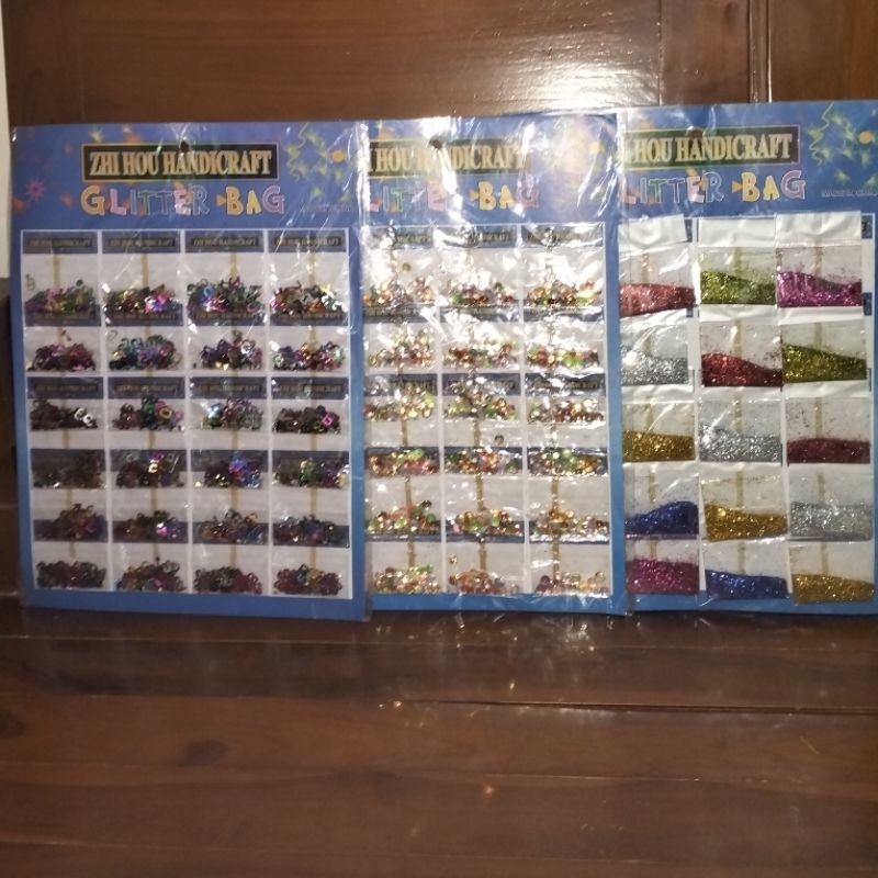 Manik-Manik Renceng | Manik-Manik Payat | 3 Varian: Huruf & Angka, Gliter, Lingkaran