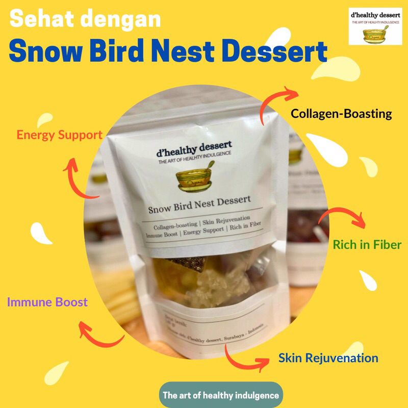 

Snow Bird Nest Dessert, Healthy Dessert Surabaya
