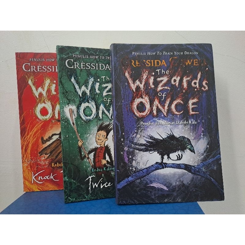 [Preloved/Buku Bekas/Buku Langka/Rare] The Wizard of Once Trilogy - Cressida Cowell