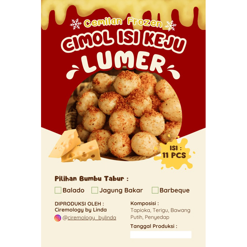(Cimolzkuy) Cimol Isi Keju Lumer