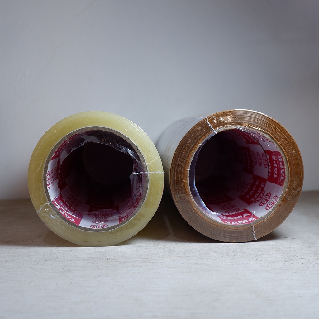 

Nerrd Lakban Tape Bening Cokelat Tebal 45 mm 80 yard Murah YAMA
