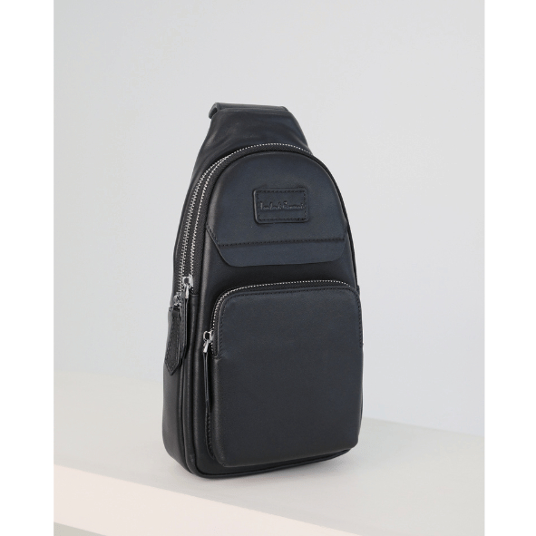 Lombardi Giovanni - Body Bag Pria Kulit - Shoulder Bag - Tas Selempang Pria - Kulit Sapi Asli - Dant