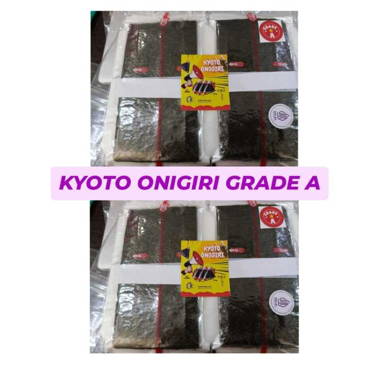 

KYOTO ONIGIRI 100 LEMBAR/ SUSHI NORI ONIGIRI 100 LEMBAR HALAL GRADE A