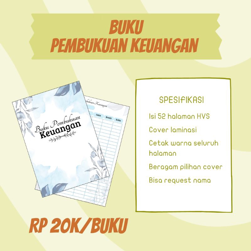 

Buku Pembukuan Keuangan