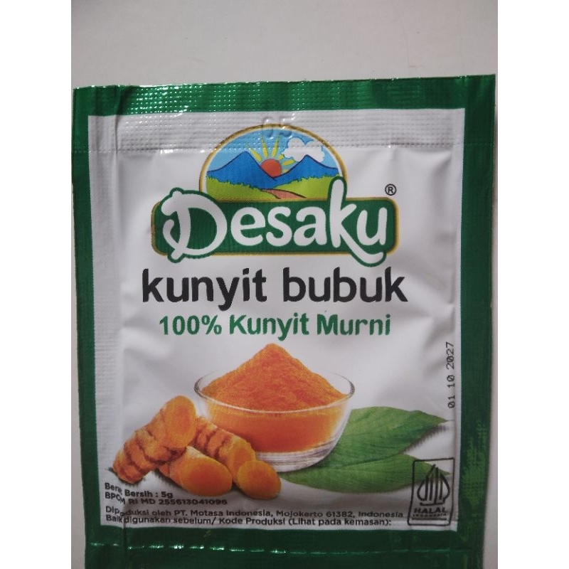 

Desaku Kunyit Bubuk Kemasan 1 Sachet