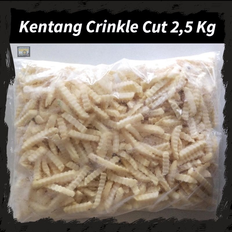

Kentang 2,5 Kg Kemasan Polos | Crinkle Cut / Shoestring / Straight Cut