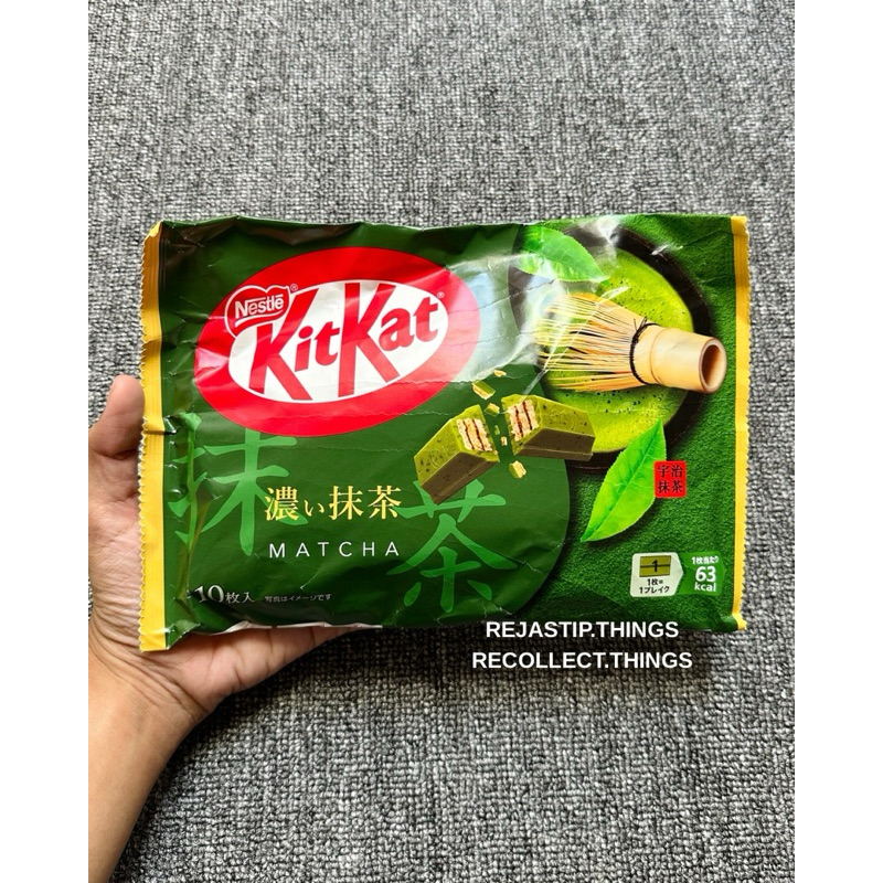 

recollect.things Kit Kat Mini Thick Matcha 10pcs Made in Japan - Kitkat Limited edition Japan only