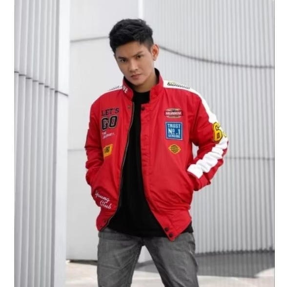 JAKET NASCAR RACING POLET ORIGINAL SALVIO HEXIA - JAKET NASCAR RACING