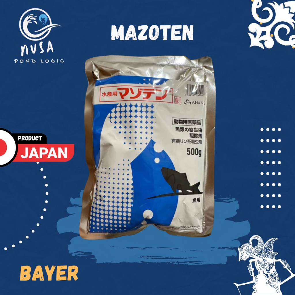 Obat Ikan Koi Penyakit Kutu Jarum & Parasit Masoten Made in Jepang