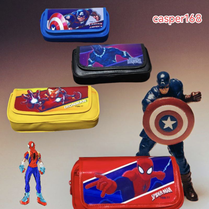 

Kotak Pensil Superhero - Pencil case Superhero Keren Anak laki-laki - Tempat Pensil Keren Superhero.