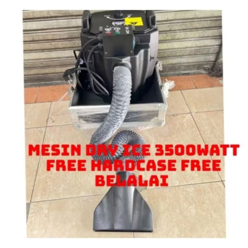 Mesin dry ice es asap lantai awan dan asap nya tidak naik, hanya pakai biang es 3000 3500 watt