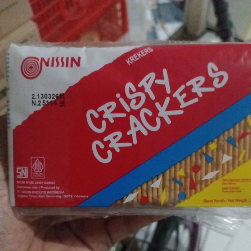 

kue krispy crackers #Nissin
