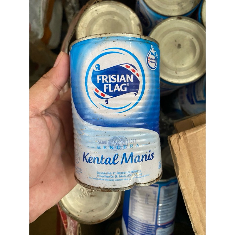 

Frisian Flag Susu Kental Manis kaleng putih 490g