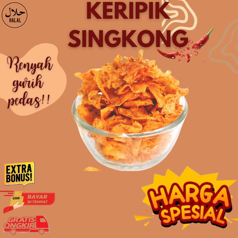 

keripik singkong kriwil daun jeruk