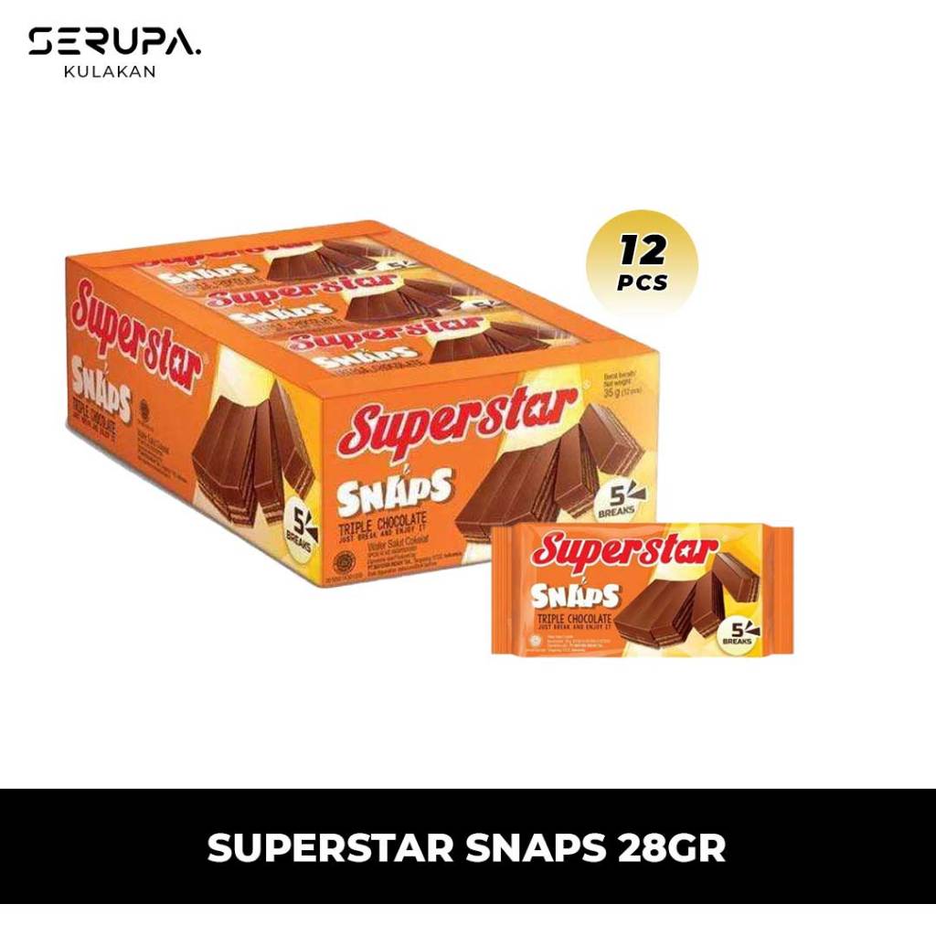 

Superstar Snaps 12 Pcs @28gram