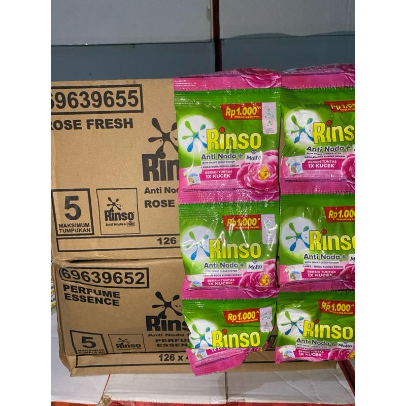 RINSO BUBUK 1000 40g sachet isi 126pcs