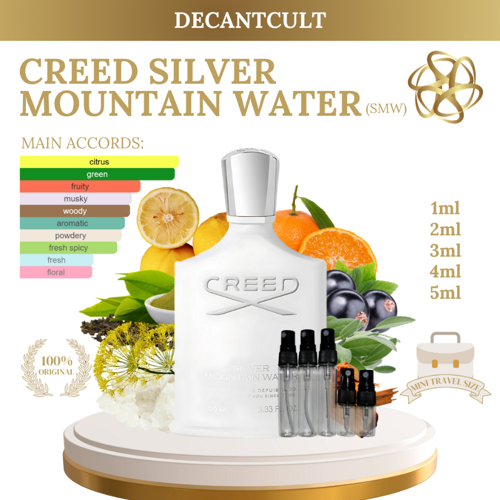 DECANT Parfum Creed Silver Mountain Water (SMW) EDP