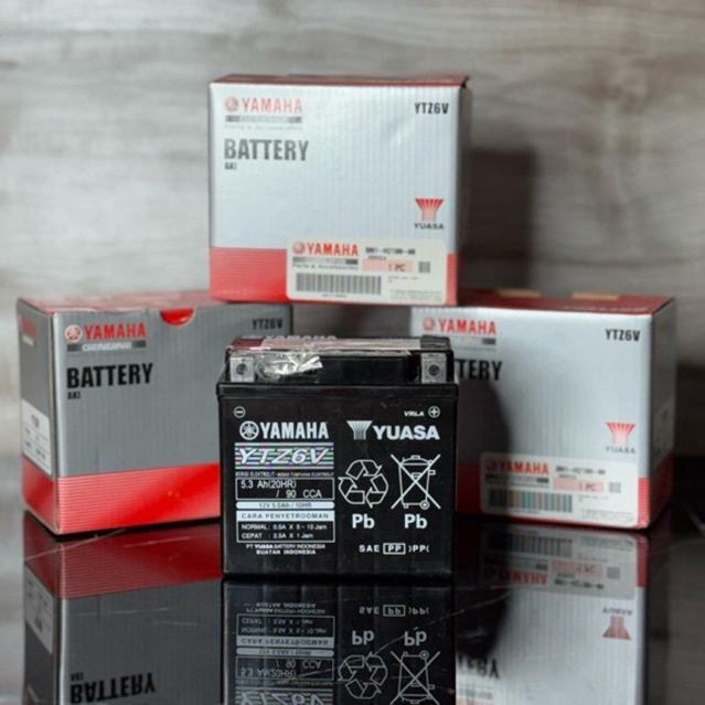 Aki kering Yamaha YTZ6V by Yuasa – VRLA Battery