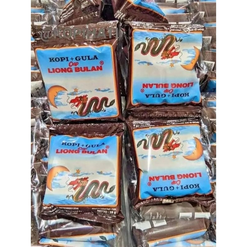 

kopi liong plus gula 2 pack isi 40 sachet