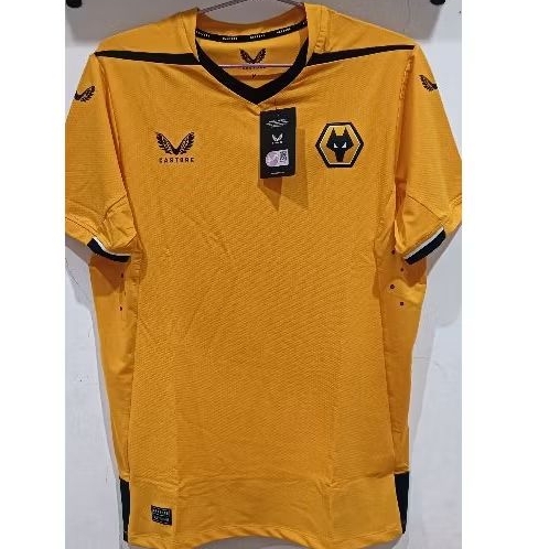 JERSEY WOLVERHAMPTON HOME 2022-23 SIZE M SPONSORLESS PLAYER ISSUE BNWT