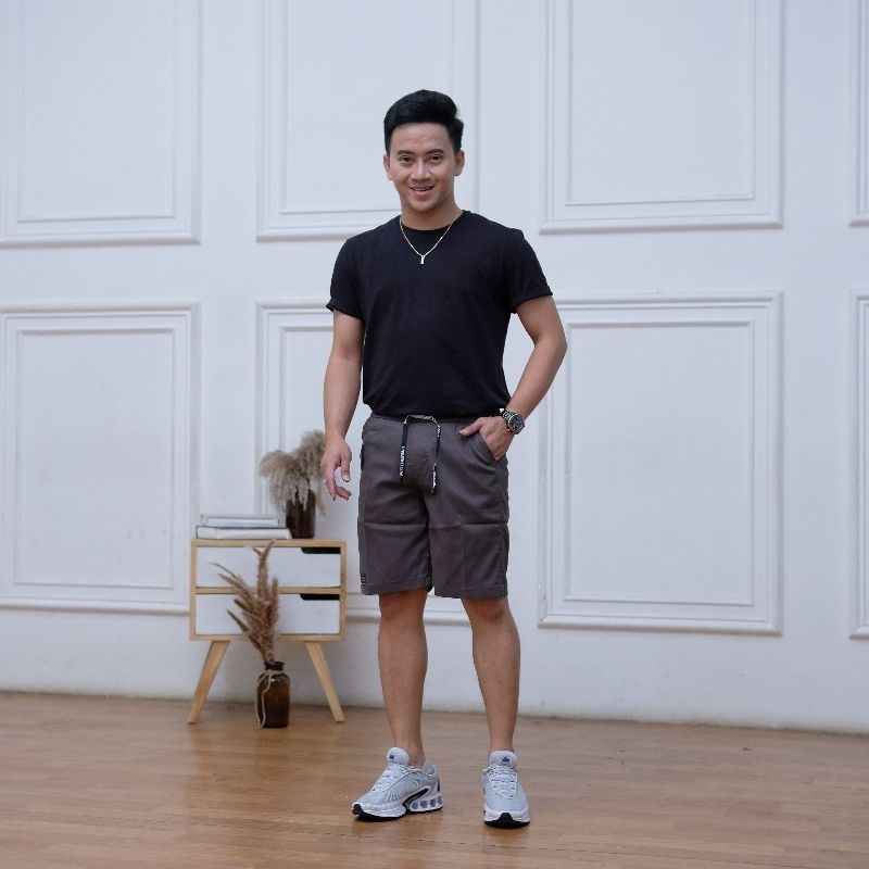 BAPIN Boardshort Celana pendek pria twill combet